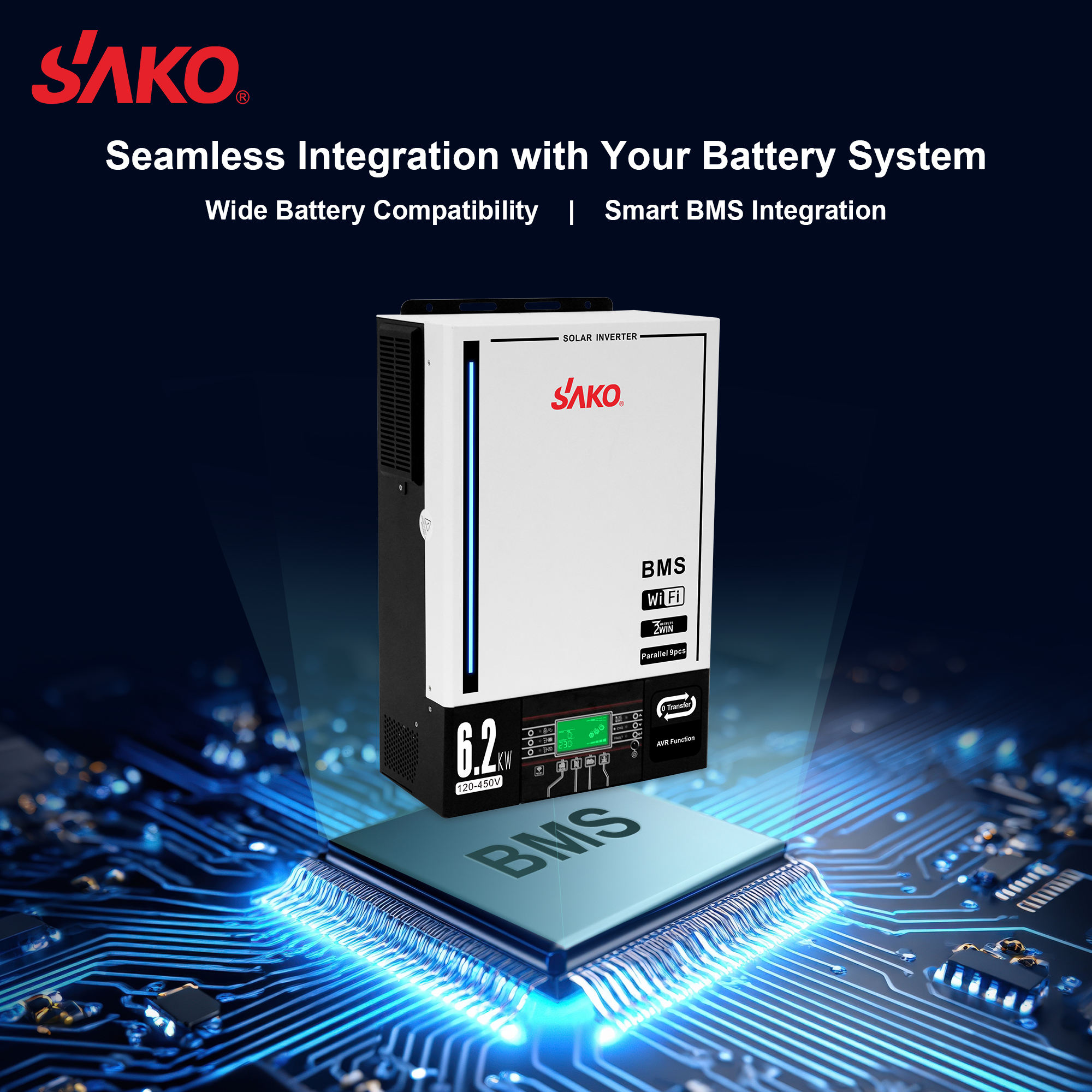 SAKO Sunpolo King 6.2KW Solar Inverter